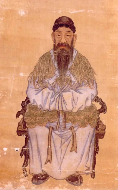 Portrait of Dangun Wanggeom, founder of Gojoseon